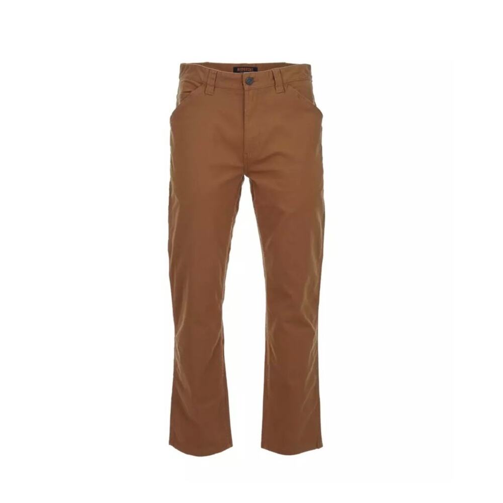 Ridgecut Men's Straight Fit Mid-Rise Canvas Work Pants 36 X 30 Khaki